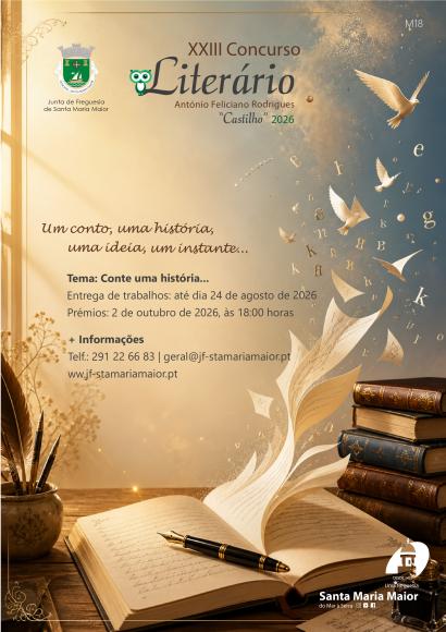 XXIII Concurso Liter&aacute;rio "Castilho", edi&ccedil;&atilde;o 2026