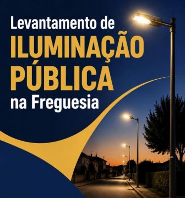 Apelo &agrave; Popula&ccedil;&atilde;o: Levantamento de Ilumina&ccedil;&atilde;o P&uacute;blica na Freguesia
