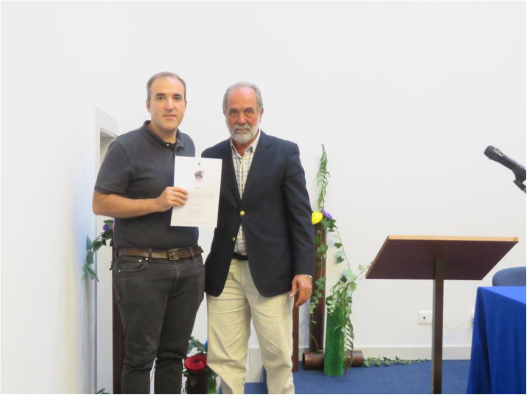 1.º Classificado: João da Silva, ao trabalho intitulado “Um novo dia”