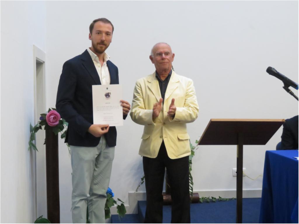 Menção Honrosa: Diogo Pestana, ao trabalho intitulado “Portas Sagradas de Santa Maria Maior”